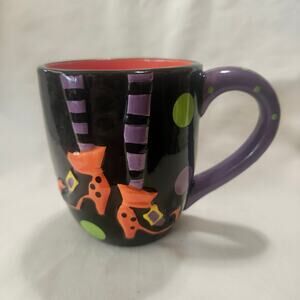 Witch Feet Mug Halloween 4.5 x 3.5 SHMf
